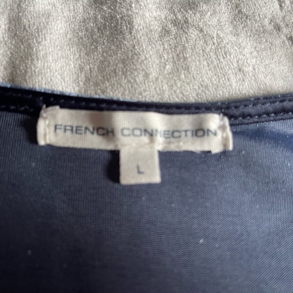 French Connection Midnight Blue Velvet Dress - Picture 7 of 7